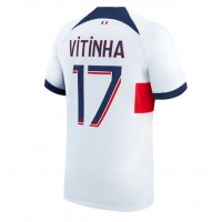 Koszulka piłkarska Paris Saint-Germain Vitinha Ferreira #17 Strój wyjazdowy 2023-24 tanio Krótki Rękaw